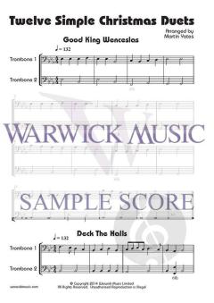 Twelve Simple Christmas Duets 
