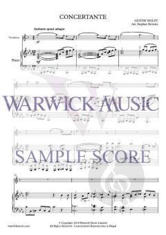 Concertante von Gustav Holst 