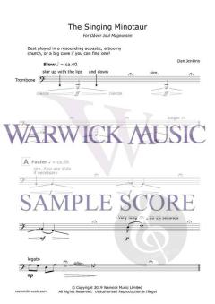 The Singing Minotaur von Dan Jenkins 