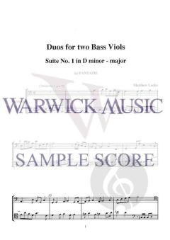 Fantasias, Courants and Sarabands von Matthew Locke 