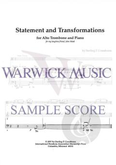 Statement and Transformations von Sterling P. Cossaboom 