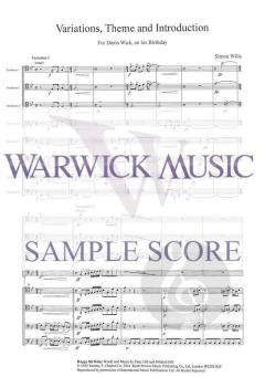 Variations, Theme and Introduction von Simon Wills 