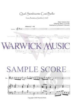 Quel Sembiante Cosi Bello von Antonio Ziani 