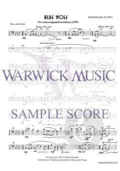 Blue Wolf Trom von Brad Edwards 