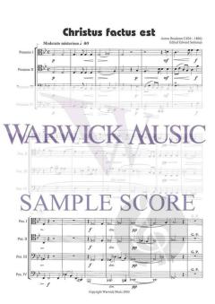 Christus Factus Est von Anton Bruckner 
