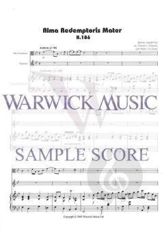 Alma Redemptoris Mater K.186 von Johann Joseph Fux 
