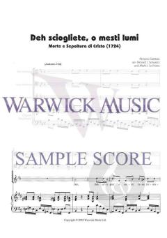 Deh Sciogliete, O Mesti Lumi von Antonio Caldara 