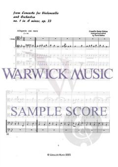 From Cello Concerto von Camille Saint-Saëns 