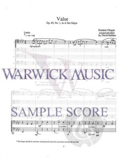 Valse op. 69 No. 1 von Franz Chopin 