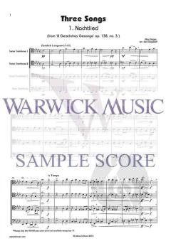 3 Songs von Max Reger 