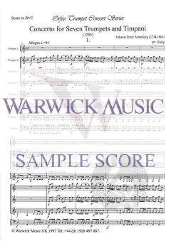 Concerto for 7 Trumpets von Johann Altenburg 