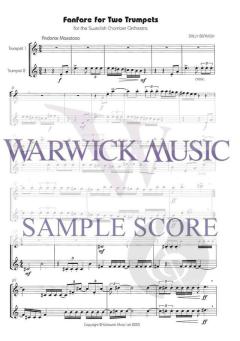 Fanfare for 2 Trumpets von Sally Beamish 