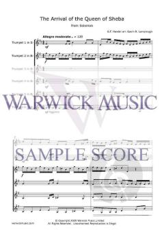 The Arrival of The Queen of Sheba von Gavin Lamplough 