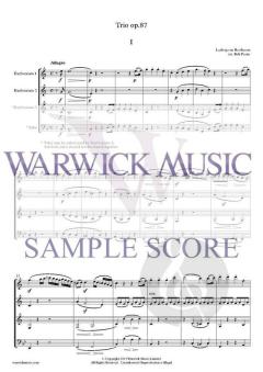 Trio op. 87 von Bob Payne 
