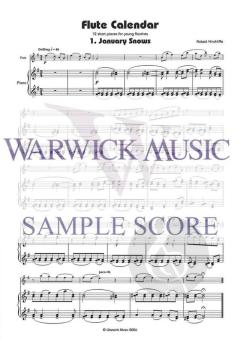 Flute Calendar von Robert Hinchliffe 