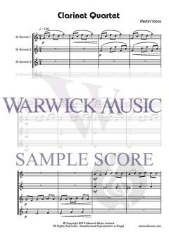 Clarinet Quartet von Martin Yates 