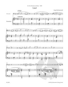 Werke für Violoncello und Klavier von Sergei Rachmaninow 