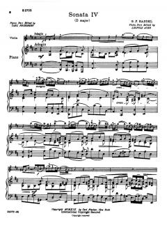 Sonata No. 4 von Georg Friedrich Händel 