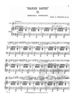 Spanish Dance Op. 22, No. 3 von Pablo de Sarasate 