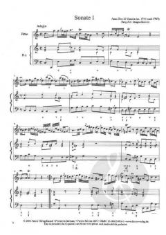 Sonaten op. 1 von Anna Bon 