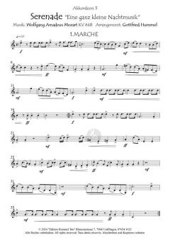 Serenade "Eine ganz kleine Nachtmusik" KV 648  von Wolfgang Amadeus Mozart 