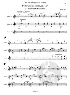 4 Guitar Trios von David Braid 