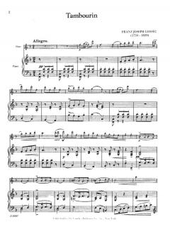 Tambourin von François-Joseph Gossec 