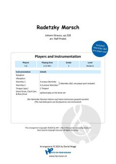 Radetzky Marsch op. 228 von Johann Strauss (Vater) 