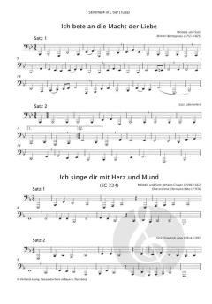 Das Ständchenheft - Stimme 4 in C tief (Tuba) 