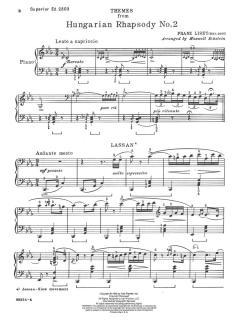 Themes from Hungarian Rhapsody #2 von Franz Liszt 