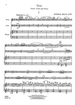Trio For Flute, Cello And Piano (Norman Dello Joio) 