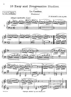 Twenty-Five Easy and Progressive Studies, Op. 100 