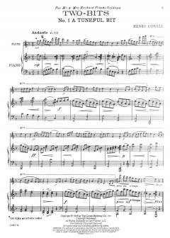 Two Bits von Henry Cowell 