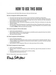 Building A Jazz Chord Solo von Fred Sokolow 