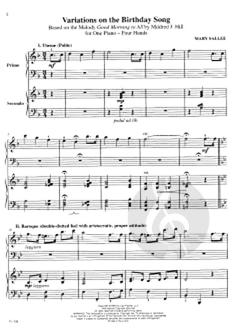 Variations On The Birthday Song von Mary Sallee 