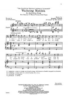 Waltzing Matilda (Marie Cowan) 
