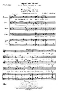 We Have Seen His Star (Everett Titcomb) 