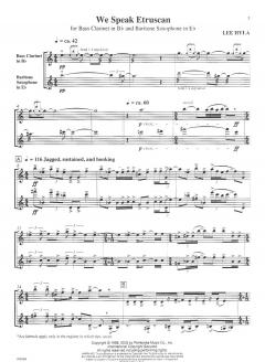 We Speak Etruscan von Lee Hyla 