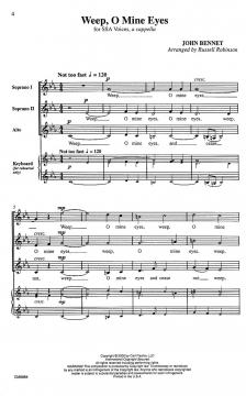 Weep, O Mine Eyes (John Bennett) 