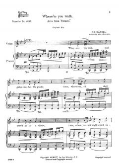 Where'er You Walk von Georg Friedrich Händel 