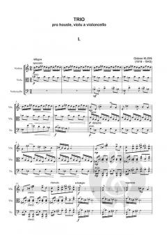 Streichtrio von Gideon Klein im Alle Noten Shop kaufen