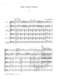 10 leichte Stücke von Béla Bartók 