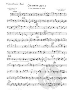 Concerto grosso C-Dur op. 3/12 von Francesco Manfredini 