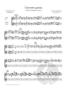 Concerto grosso C-Dur op. 3/12 von Francesco Manfredini 