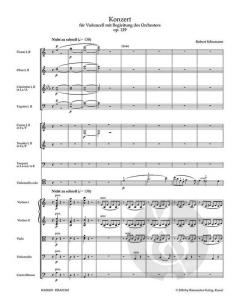 Konzert in a-Moll op. 129 von Robert Schumann 