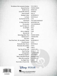 Pixar Collection for Big-Note Piano 