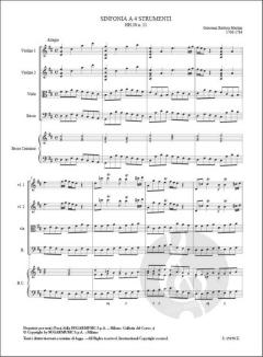 Sinfonia a 4 strumenti (HH.30 n. 11) in Re maggiore  von Giovanni Battista Martini 