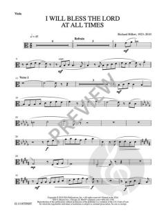 I Will Bless the Lord at All Times von Richard Hillert 