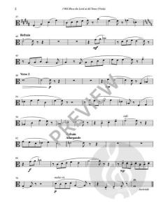 I Will Bless the Lord at All Times von Richard Hillert 