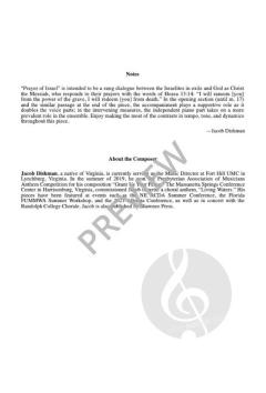 Prayer of Israel von Jacob Dishman 